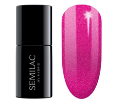 Semilac – Lakier hybrydowy nr 348 Charming Ruby Glitter (7 ml)