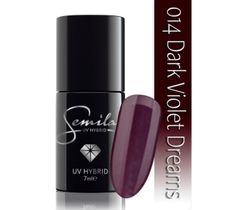 Semilac lakier hybrydowy 014 Dark Violet Dreams 7 ml