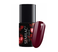 Semilac – lakier hybrydowy 316 Red Valentine Burgundy 316 (7 ml)