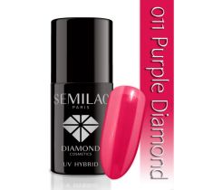 Semilac UV Hybrid lakier hybrydowy 011 Purple Diamond (7 ml)
