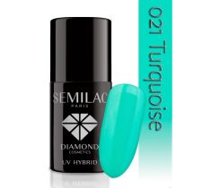 Semilac UV Hybrid lakier hybrydowy 021 Turquoise 7ml