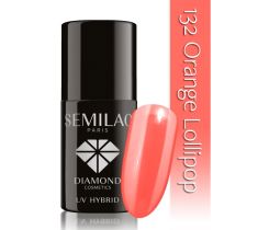 Semilac UV Hybrid lakier hybrydowy 132 Orange Lollipop 7ml