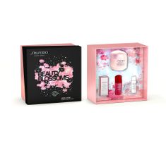Shiseido Beauty Blossoms zestaw White Lucent Brightening Gel Cream 50ml + Clarifying Cleansing Foam 5ml + Trearment Siftener Enriched 7ml + Power Infusing Concentrate 10ml (1 szt.)
