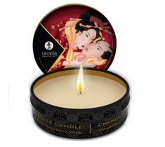 Shunga Excitation Massage Candle świeca do masażu Sparkling Strawberry Wine (30 ml)