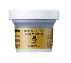 Skinfood Black Sugar Mask Wash Off zmywalna maska do twarzy z nierafinowanym cukrem trzcinowym i miodem (100 g)