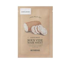 SkinFood Lotus Root Sous Vide Mask Sheet odżywcza maseczka w płachcie (20 g)