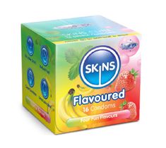 Skins Flavoures Condoms smakowe prezerwatywy (16 szt.)