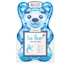 SNP Ice Bear Hyaluronic Mask chłodząco-nawadniająca maska w płachcie (33 ml)