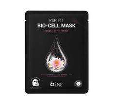 SNP Per Fit Bio-Cell Mask Double Brightening intensywnie rozjaśniająca maska w płachcie z biocelulozy (25 ml)