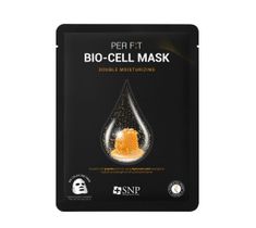 SNP Per Fit Bio-Cell Mask Double Moisturizing intensywnie nawilżająca maska w płachcie z biocelulozy (25 ml)