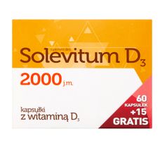 Solevitum D3 2000 j.m. suplement diety 75 kapsułek