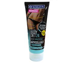 Soraya Body Diet 24 koncentrat do ciała do każdego typu skóry nocny antycellulit ujędrnianie 200 ml