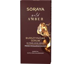 Soraya Gold Amber Bursztynowe Serum przeciwzmarszczkowe na twarz, szyję i dekolt (30 ml)
