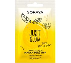 Soraya Just Glow – opalizująca maska peel-off z witaminą C (1 szt.)