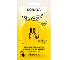 Soraya Just Glow – rozświetlająca maska na tkaninie z witaminą C (1 szt.)