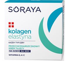 Soraya Kolagen Elastyna przeciwzmarszczkowy krem tłusty na dzień i noc (50 ml)