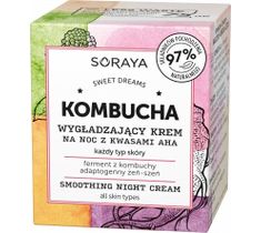 Soraya Kombucha Wygładzający Krem na noc z kwasami AHA - każdy typ cery 75ml