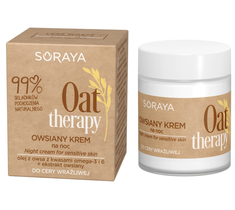 Soraya Oat Therapy krem do twarzy na noc Owsiany (75 ml)