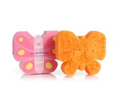 Spongelle Sponge Animals Kids gąbka nasączona mydłem do mycia ciała dla dzieci Butterfly