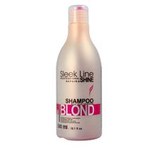 Stapiz Sleek Line Blush Blond szampon nadający różowy odcień do włosów blond z jedwabiem 300ml