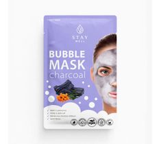 Stay Well Deep Cleansing Bubble Mask głęboko oczyszczająca maska bąbelkowa do twarzy Charcoal 20g