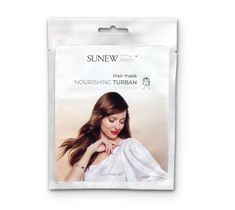 SunewMed+ Nourishing Hair Mask odżywcza maska do włosów w formie turbanu z olejkiem arganowym
