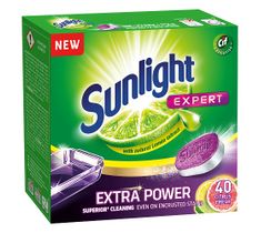 Sunlight Expert Extra Power Citrus Fresh tabletki do zmywarki 40szt