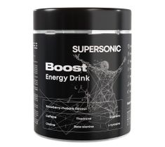 Supersonic Boost Energy Drink napój energetyczny Truskawka-Rabarbar suplementy diety 215g