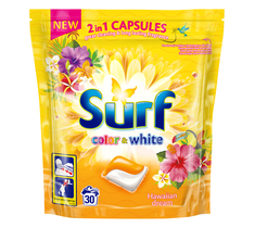 Surf Color & White kapsułki do prania 2in1 Hawaiian Dream 1 op. - 30 szt.