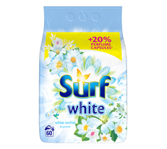 Surf White Orchid & Jasmine proszek do prania do bieli 3,9kg