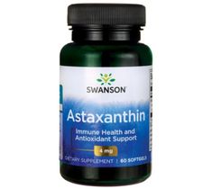 Swanson Astaksantyna 4mg suplement diety 60 kapsułek