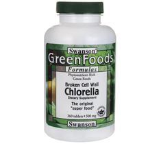 Swanson Chlorella 500mg suplement diety 360 tabletek