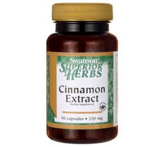 Swanson Cynamon Extract 250mg suplement diety 90 kapsułek