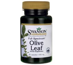 Swanson FS Oleve Leaf 400mg suplement diety 60 kapsułek
