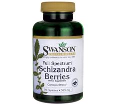 Swanson FS Schizandra Cytryniec Chiński 525mg suplement diety 90 kapsułek