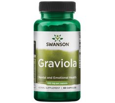 Swanson Graviola 530mg suplement diety 60 kapsułek