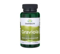 Swanson Graviola 600mg suplement diety 60 kapsułek