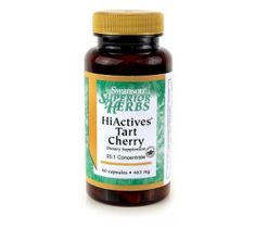 Swanson Hiactives Tart Cherry 465mg suplement diety 60 kapsułek