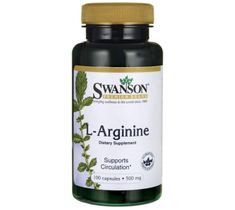 Swanson L-Arginina 500mg suplement diety 100 kapsułek