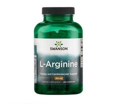 Swanson L-Arginina 500mg suplement diety 200 kapsułek