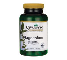 Swanson Mleczan Magnezu 84mg suplement diety 120 kapsułek