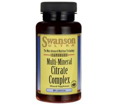 Swanson Multi-Mineral Citrate Complex suplement diety 60 kapsułek