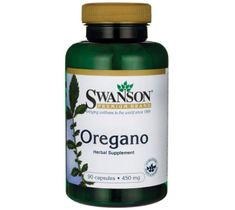 Swanson Oregano Leaf 450mg suplement diety 90 kapsułek