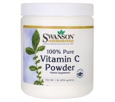 Swanson Witamina C 100% Czysta suplement diety w proszku 454g