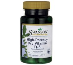 Swanson – Witamina D3 1000IU suplement diety (60 kapsułek)