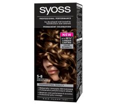 Syoss farba do każdego typu włosów orzechowy brąz nr 5-8 140 ml