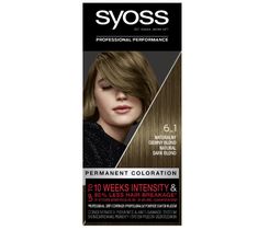 Syoss Permanent Coloration farba do włosów trwale koloryzująca 6_1 Naturalny Ciemny Blond