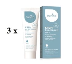 Tanita Express Depilatory Cream For Body błyskawiczny krem do depilacji ciała Kolagen (3 x 125 ml)