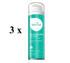 Tanita Shaving Gel For Women żel do golenia dla kobiet Aloes (3 x 200 ml)