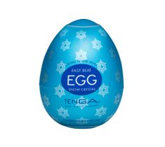 Tenga Easy Beat Egg Snow Crystal jednorazowy masturbator w kształcie jajka